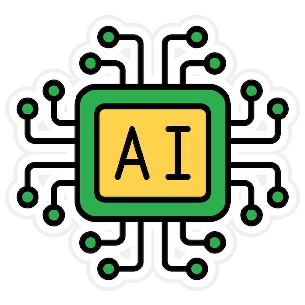 Artificial Intelligence icon vector image Can be used for Artificial Intelligence
