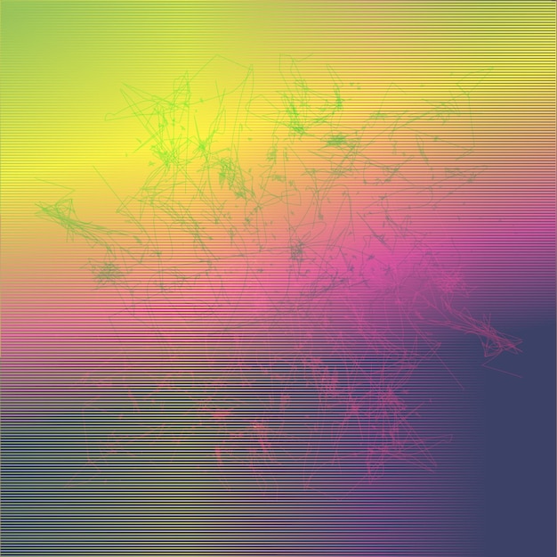 atmospheric rainbow background with fractal