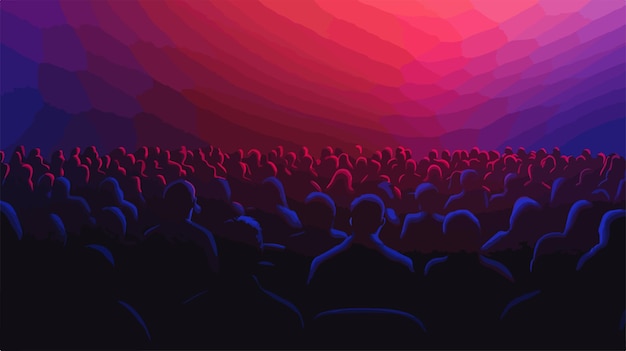 auditorium crowd audience event excitement performance entertainment spectators theatre show gatheri