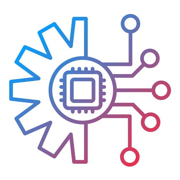 automation icon vector image can be used for factory