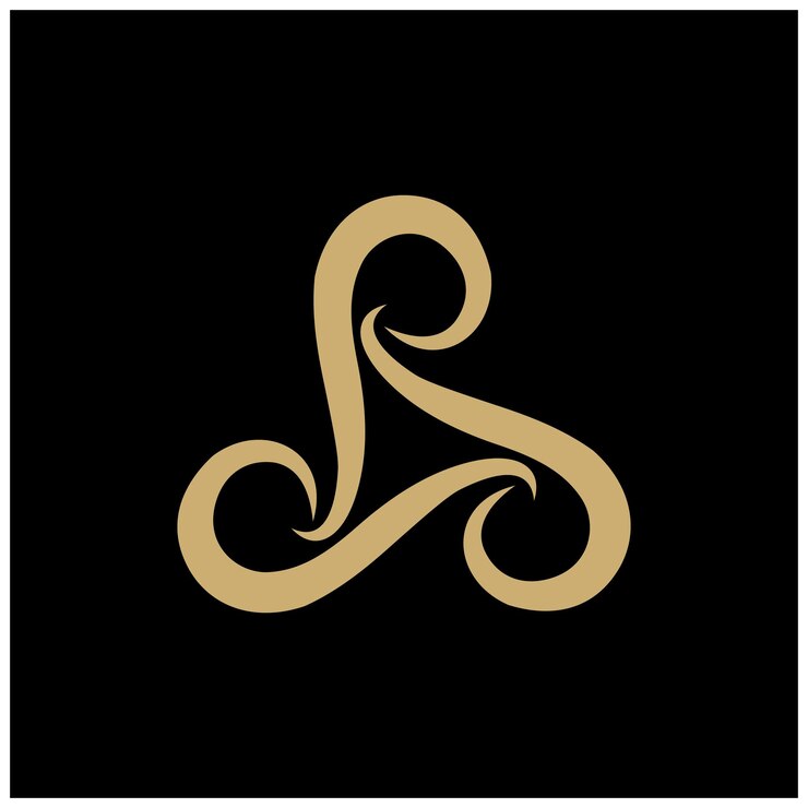 Vektor awesome abstract logo of a triangle or letter s logo this logo is great for various purposes