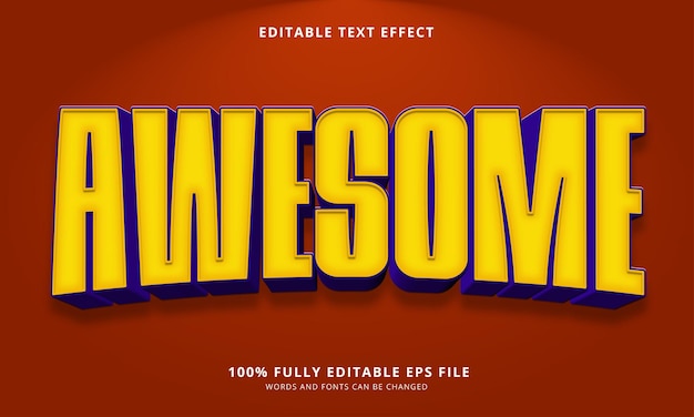 Awesome editable text effect