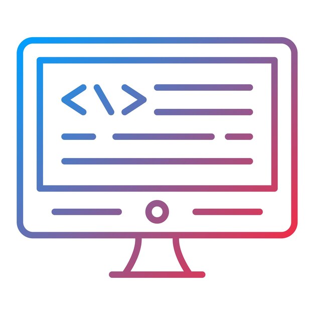 back end development icon vector image can be used for no code
