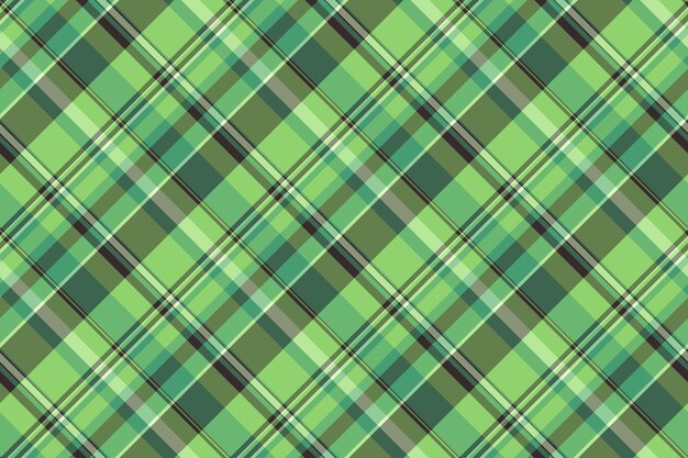 background pattern vector of tartan check seamless with a plaid textile texture fabric in green and pastel colors