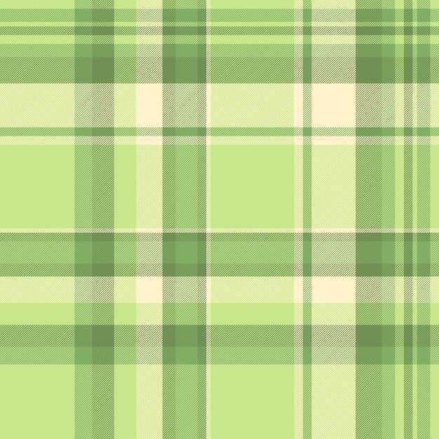 background seamless pattern of texture fabric vector with a plaid check tartan textile in green and light colors