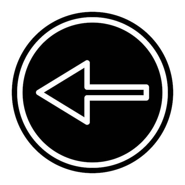 backward button icon vector image can be used for instrument