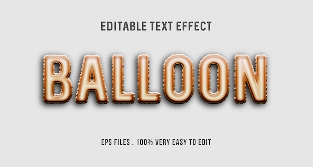 Balloon - text effect 