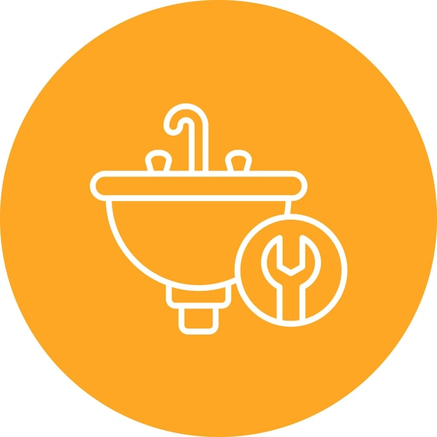 Basin Wrench icon vector image Can be used for Plumbing