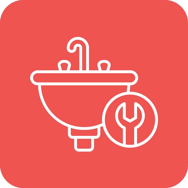 Basin Wrench icon vector image Can be used for Plumbing