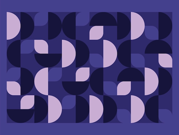 Bauhaus Background Purple Colour