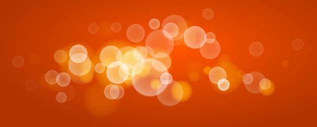 Beautiful bokeh blurred lights vector abstract background with defocused transparent lights effect.