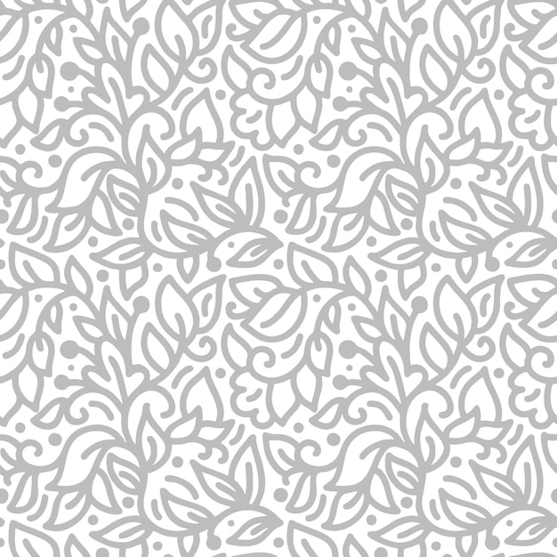 beauty floral flower and branch pattern