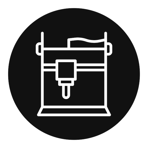Bed Leveling icon vector image Can be used for Additive Maufacturing