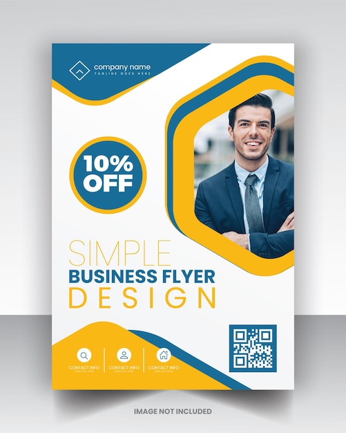 Bedriftsflyer, plakat, brosjyre, omslagsdesign, layoutbakgrunn, to fargeskjemaer, vektor mal i A4-størrelse, vektor