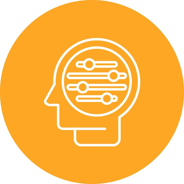 behavior tuning icon vector image can be used for agile