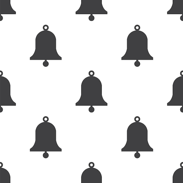 Bell, vector seamless pattern, Editable can be used for web page backgrounds, pattern fills