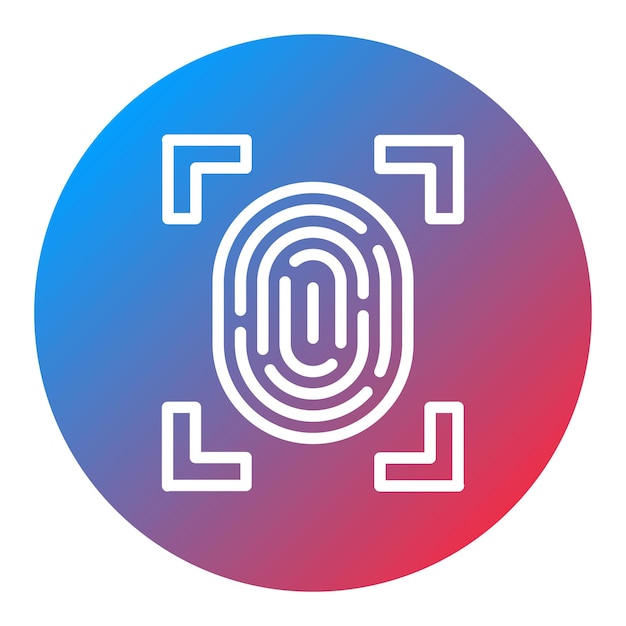 Biometric Sensor icon vector image Can be used for Sensors