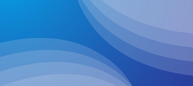 Blå abstrakt linje bakgrunn banner vektor bilde design