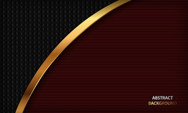 black and red luxury paper style background with gold lines elegant concept