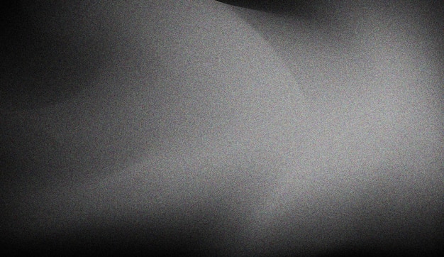 Black and White Grainy Texture Background with Abstract Light and Shadow Noise Effect for Designs