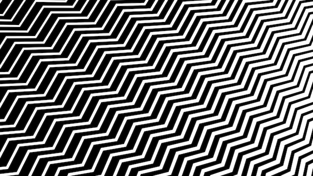 Black and white seamless zig zag pattern abstract background