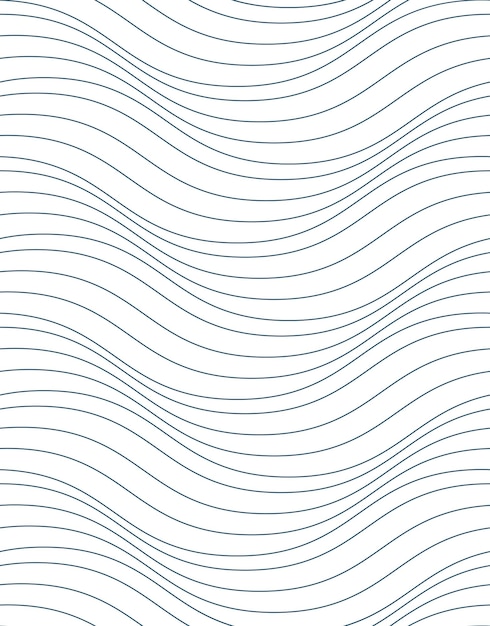 black and white vector endless pattern created with thin undulate stripes, seamless netting composition. continuous interlace texture can be used as website background and as wrapping paper.