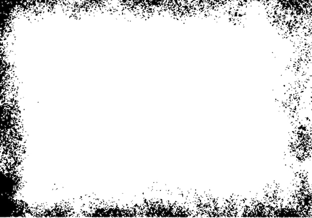Black Grunge Border Vector grunge frame Black design elements artistic objects dirty Backgroud photo