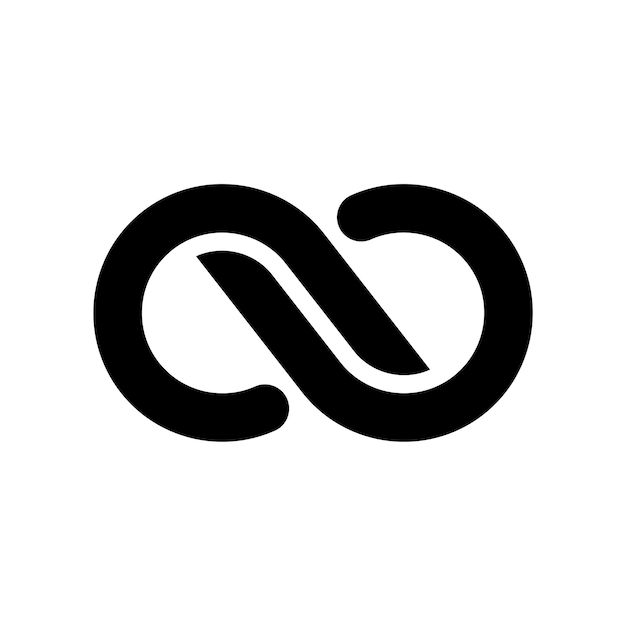 Black Infinity Logo Template Illustration Design Vector EPS 10