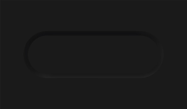black neumorphism soft ui design for web design, application ui and more, blank button, vector.