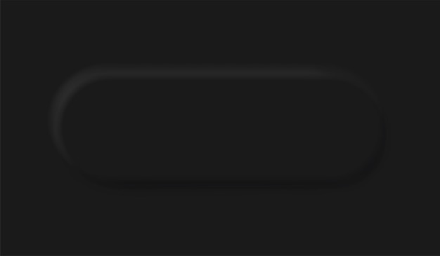 black neumorphism soft ui design for web design, application ui and more, blank button, vector.