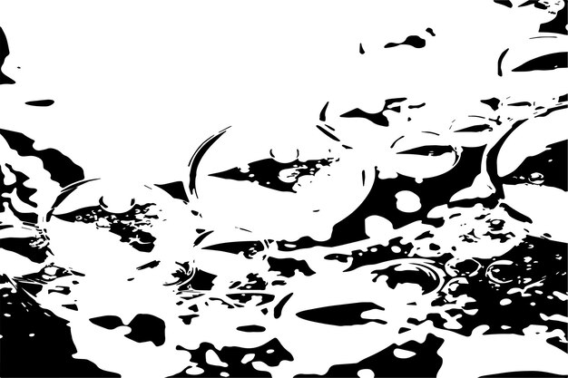 black texture vector of bubbles