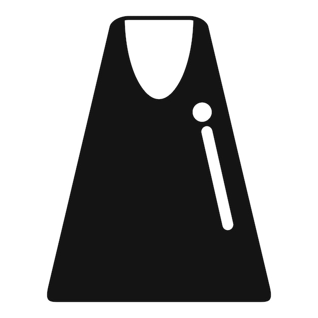 Blacksmith apron icon simple style