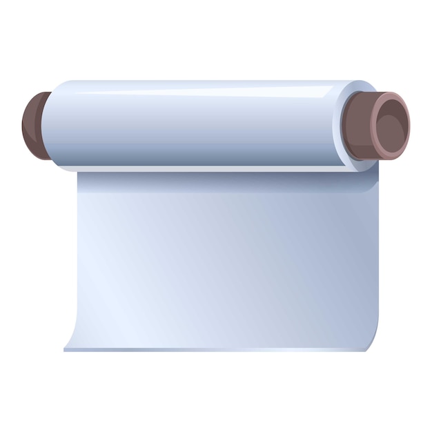 blank white paper roll icon