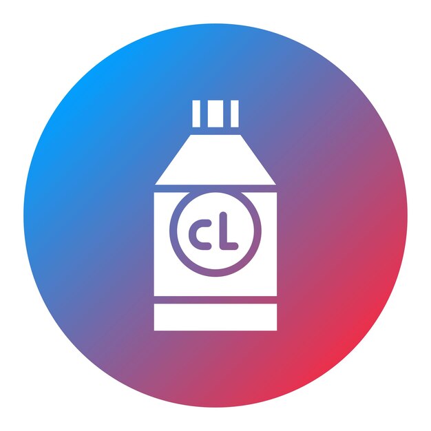 Bleach icon vector image Can be used for Fabric Features