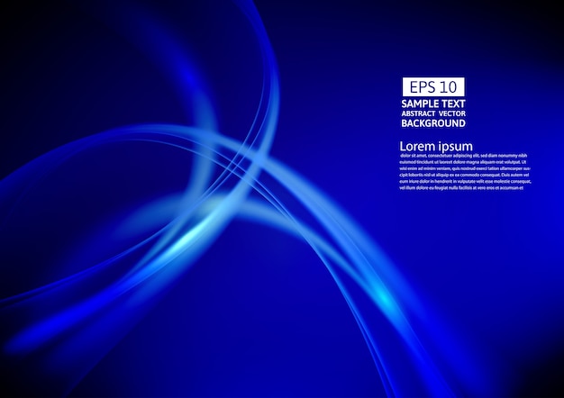 Blue color waves abstract background design