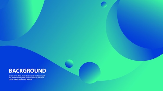 Blue Fluid Abstract Background Web or Banner