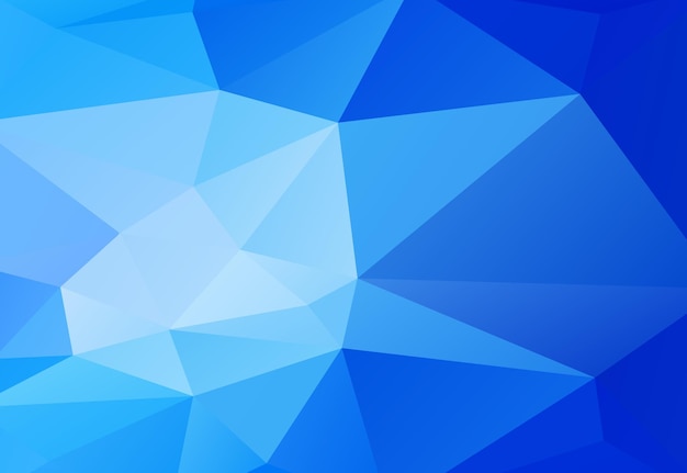 Blue geometric polygon background