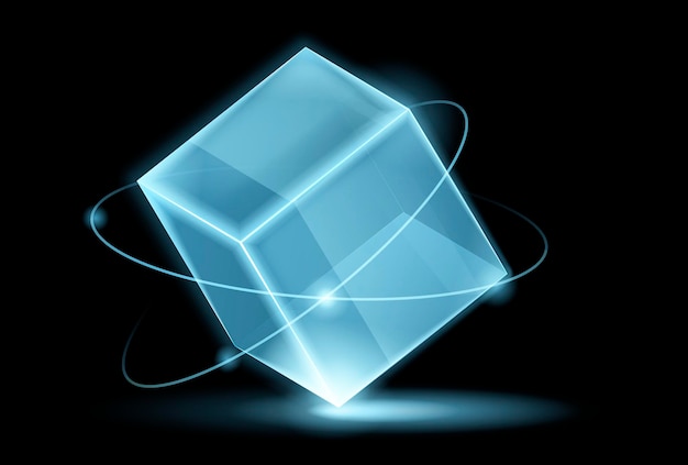 Blue glow block