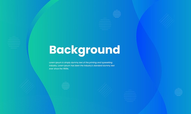 Blue Gradient Background Design With Wave Line Dot Shape For Multipurpose Use