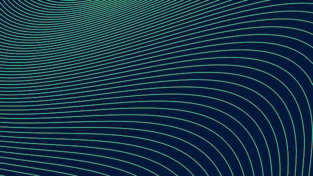 blue light curve lines abstract background vector image