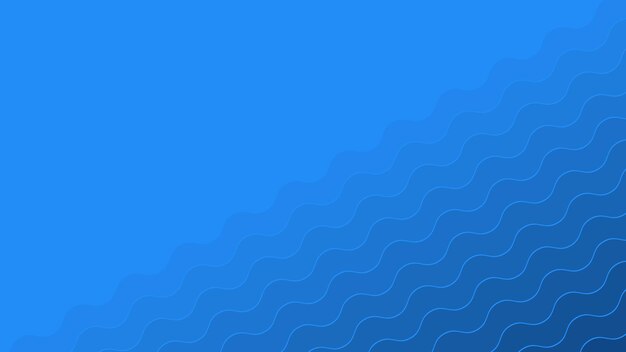 blue wave abstract background with gradient for backdrop or presentation