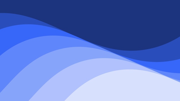 Blue wave design vector image for element design backdrop or presentation