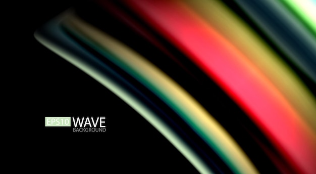 blur color wave lines abstract background vector illustration for app wallpaper business presentation or web banner