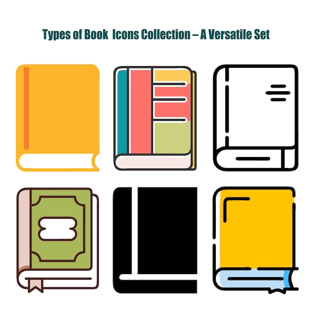 Book Icon Collection A Versatile Set