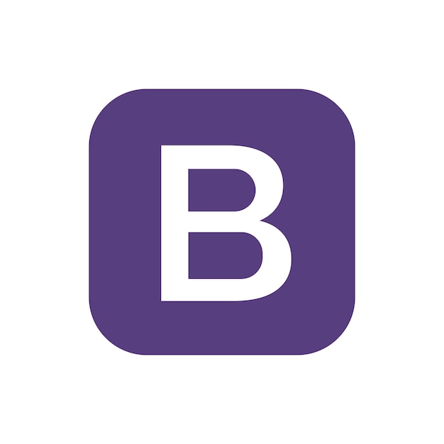 Bootstrap Icon or B Letter Logo