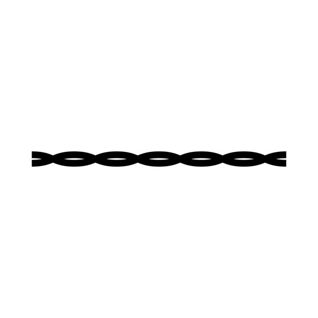 border frame wavy line divider geometric shape element horizontal zigzag seamless pattern stroke outline illustration