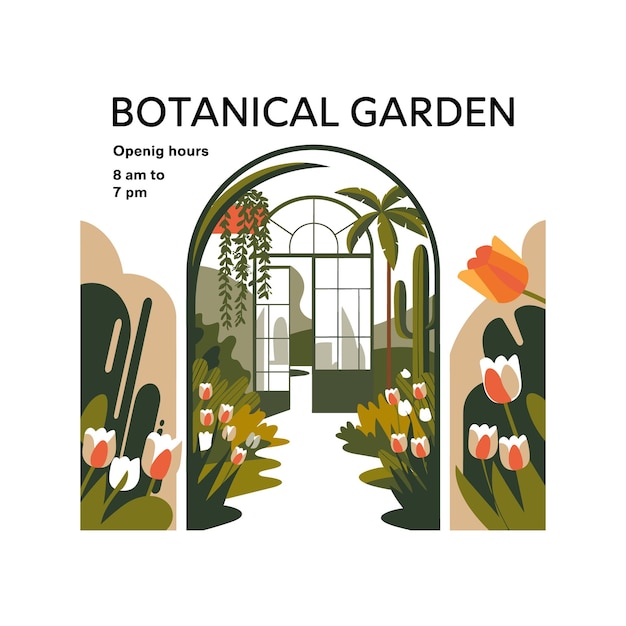 Botanical Garden Greenhouse
