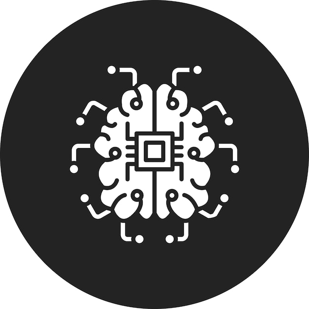 brain circuit icon vector image can be used for artificial intelligence