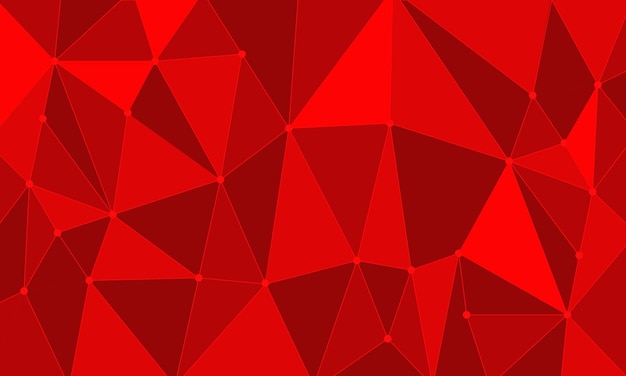 Bright background of red polygons with a contour