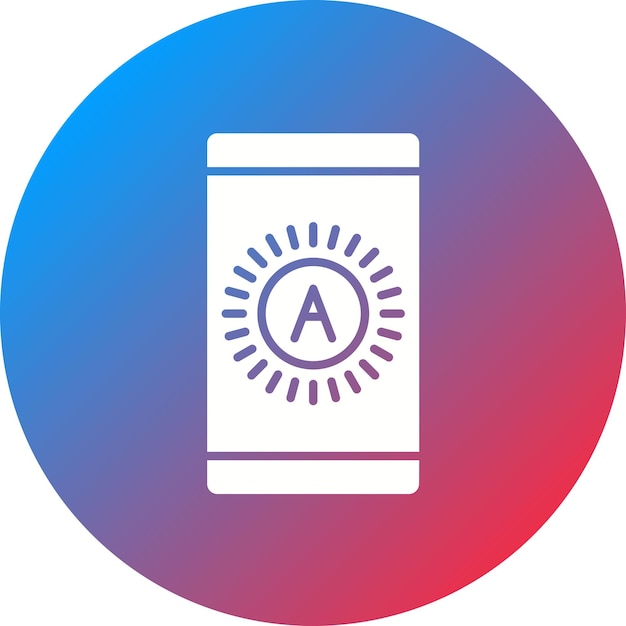 Brightness Auto icon vector image Can be used for Mobile UI UX